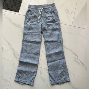 Athleta Cabo Linen Wide Leg Pant